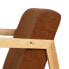 Фото #4 товара Кресло-качалка Коричневый Бежевый древесина каучукового дерева Ткань 60 x 83 x 72 cm