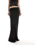 Фото #5 товара Lioness chiffon column maxi skirt co-ord in black