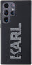 Karl Lagerfeld Etui Karl Lagerfeld KLHCS23L3DMBKCK Samsung Galaxy S23 Ultra hardcase 3D Rubber Glitter Logo czarny/black