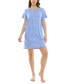 Women's Printed Short-Sleeve Sleepshirt