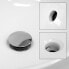Waschbecken Ovalform 590x390x200mm Weiß