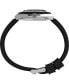 ფოტო #2 პროდუქტის Men's Q Diver Black Synthetic Watch 38mm