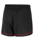 Women's Black Nebraska Huskers Lil Sebastian Tri-Blend Shorts