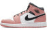 Кроссовки Jordan Air Jordan 1 Mid Pink Quartz GS 555112-603