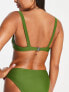Фото #2 товара 4th & Reckless aimi underwired bikini top in khaki