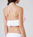 Womens TOPSHOP Palm Embroidered Ruffle Bikini Swim Top Sz 6