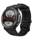 T-Rex 2 Outdoor Smartwatch - Ember Black Rubber strap