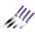 IBILI 15 cm Stainless Steel Angled Spatula silver / purple - фото #1