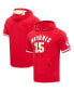 ფოტო #1 პროდუქტის Men's Patrick Mahomes Red Kansas City Chiefs Player Name and Number Hoodie T-shirt
