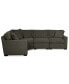 Фото #2 товара Radley Fabric 4-Piece Sectional Sofa, Created for Macy's