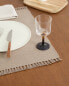 Fringed placemat (pack of 2)