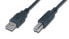 M-CAB 7000517 - 5 m - USB A - USB B - USB 2.0 - Male/Male - Black
