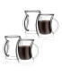 Фото #1 товара Caleo Double Wall Insulated Coffee Mugs, Set of 4
