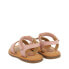 Фото #3 товара Сандалии из розовой кожи с металлическими деталями для младенцев ALIKO Gioseppo.