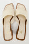 Фото #9 товара Кожаные туфли-мюли на каблуке ZARA