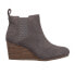Фото #1 товара TOMS Kayley Pull On Booties Womens Brown Casual Boots 10019117T