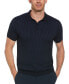 ფოტო #1 პროდუქტის Men's Short Sleeve Vertical Stripe Polo Sweater