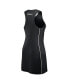 Women's Black Las Vegas Raiders Studio Boost Athletic Half-Zip Dress Черно-белый, S - фото #2