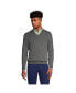 ფოტო #1 პროდუქტის Men's Classic Fit Fine Gauge Supima Cotton V-neck Sweater