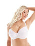 Фото #1 товара Ivory Rose Fuller Bust plain t-shirt bra in white