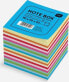 Фото #1 товара Канцелярский набор Interdruk Notes кубический цветной 90x90x90 мм полосы