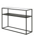Фото #2 товара Nellie Console Table with Solid Metal Shelf