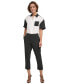 Фото #5 товара Women's Mid-Rise Pull-On Cropped Pants