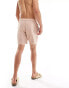 Фото #4 товара ASOS DESIGN swim shorts in mid length in beige