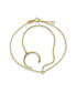 ფოტო #2 პროდუქტის Hand Chain Dancer Slave Bracelet For Women And Ring Gold Plated Sterling Silver Adjustable