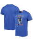Фото #4 товара Men's Josh Allen Heathered Royal Buffalo Bills NFL Blitz Player Tri-Blend T-shirt