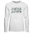 Футболка с длинным рукавом Jack & Jones Tech Logo 100% хлопок 180 гр. Белый, 10 лет - фото #1