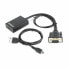 Адаптер VGA—HDMI с аудио GEMBIRD A-VGA-HDMI-01 Чёрный