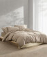 Washed Percale Cotton Solid 3 Piece Duvet Cover Set, Queen