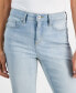 Фото #4 товара Petite High Rise Tummy Control Straight Leg Jeans, Created for Macy's