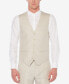 Men's Linen Herringbone Vest