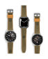 Фото #7 товара Unisex Daintree Dark Green Genuine Leather Universal Smart Watch Strap 20mm
