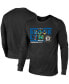 Фото #4 товара Men's Threads Black Brooklyn Nets City and State Tri-Blend Long Sleeve T-shirt