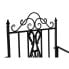 Садовое кресло DKD Home Decor Чёрный Металл (63,5 x 52 x 98 cm)