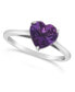 ფოტო #1 პროდუქტის Amethyst (1-5/8 ct. t.w.) Ring in Sterling Silver. Also Available in Blue Topaz