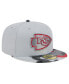 Фото #3 товара Men's Gray Kansas City Chiefs Active Camo 59FIFTY Fitted Hat