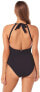 Amoressa Women’s 236940 Seaborne Sabre High Neck One Piece Swimsuit Size 6