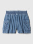 Kids Mid Rise Denim Utility Shorts L (10) - фото #4