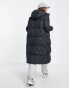 Tala longline puffer jacket in black