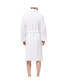 Фото #2 товара Mens Luxury Waffle Knit Cotton Bathrobe Shawl Collar Hotel Spa Robe