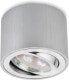 Фото #1 товара Sweet Led Surface-Mounted Spotlight, Dimmable, Flat, Brushed Aluminium Ceiling Spotlights, Replaceable 5 W Module, Surface-Mounted Light, Swivelling, Round Surface-Mounted Spotlight, Cold White, 230 V [Energy Class G]