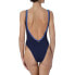 Stella McCartney Women's swimwear, Contrast trim one-piece, Dark blue(410), XS