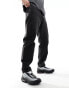 Фото #8 товара Weekday Barrel relaxed fit tapered jeans in tuned black