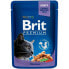 Фото #4 товара Корм для котов Brit Pouches Family Plate Курица индейка Телятина Треска 12 x 100 g