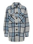 Women´s Jacket ONLALLISON CHECK SHACKET OTW NOOS 15210562 Medium Grey Melange Airy Blue