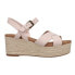 Фото #1 товара TOMS Willow Wedge Womens Beige Casual Sandals 10018253T